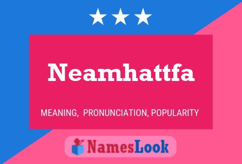 ملصق اسم Neamhattfa