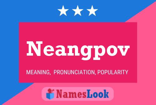 ملصق اسم Neangpov