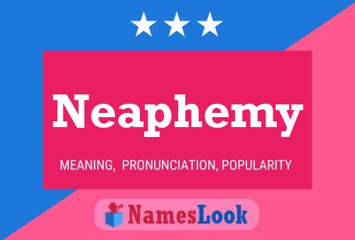 ملصق اسم Neaphemy