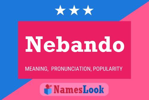 ملصق اسم Nebando