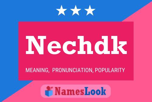 ملصق اسم Nechdk