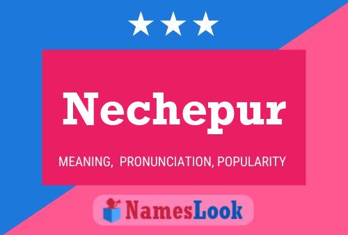 ملصق اسم Nechepur