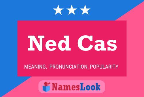 ملصق اسم Ned Cas