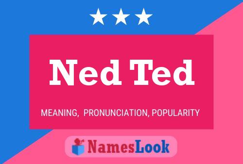 ملصق اسم Ned Ted