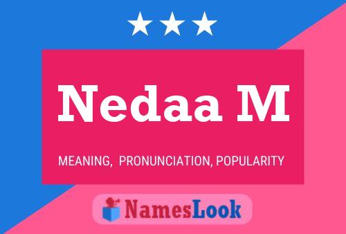 ملصق اسم Nedaa M