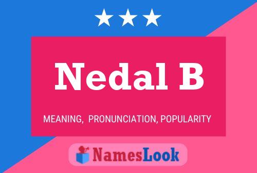 ملصق اسم Nedal B