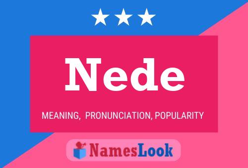 ملصق اسم Nede