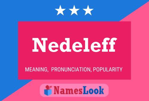 ملصق اسم Nedeleff