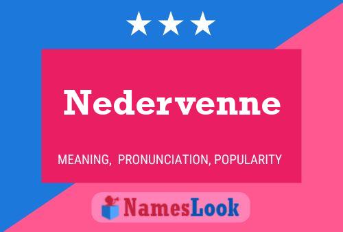 ملصق اسم Nedervenne