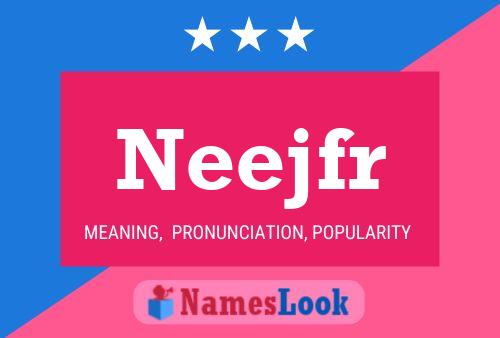 ملصق اسم Neejfr