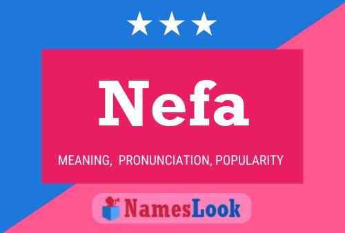 ملصق اسم Nefa