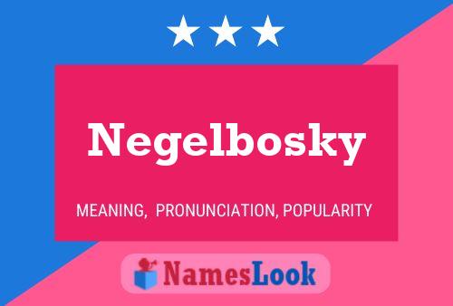 ملصق اسم Negelbosky