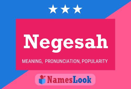 ملصق اسم Negesah