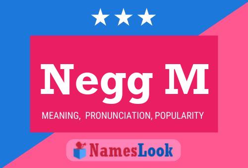 ملصق اسم Negg M