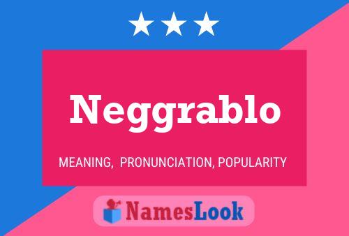 ملصق اسم Neggrablo