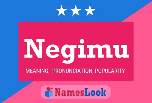 ملصق اسم Negimu