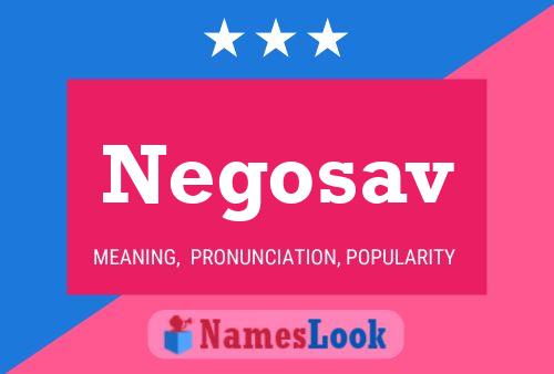 ملصق اسم Negosav