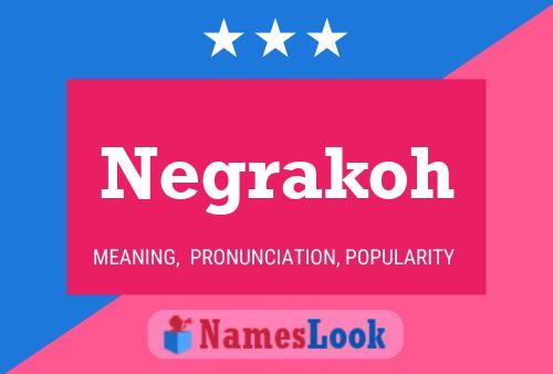 ملصق اسم Negrakoh