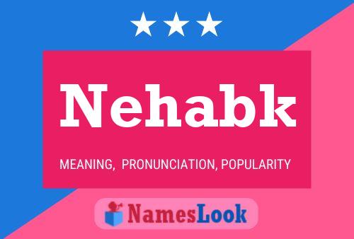 ملصق اسم Nehabk