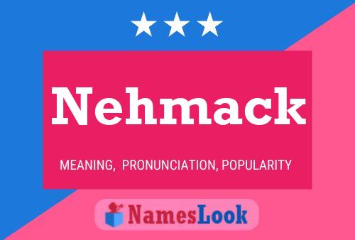 ملصق اسم Nehmack