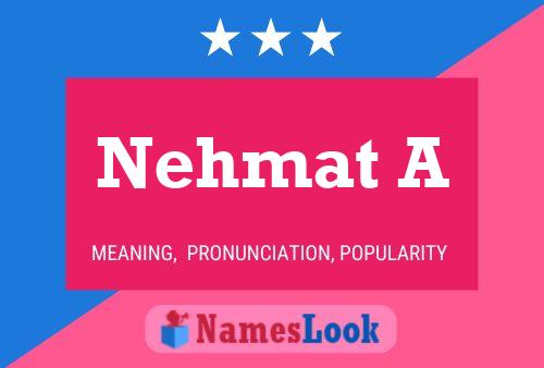 ملصق اسم Nehmat A