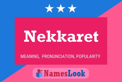 ملصق اسم Nekkaret