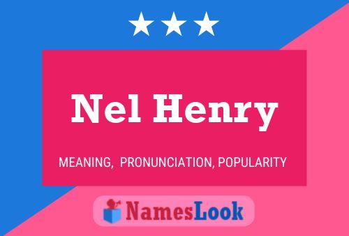 ملصق اسم Nel Henry