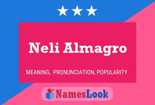 ملصق اسم Neli Almagro