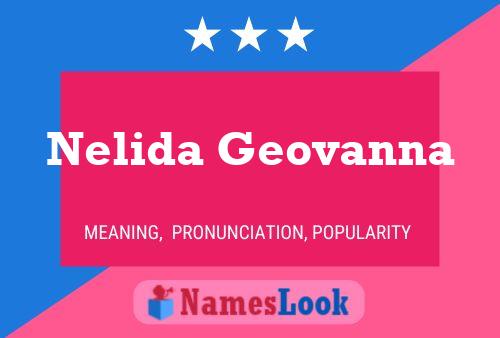 ملصق اسم Nelida Geovanna