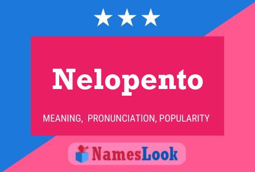 ملصق اسم Nelopento