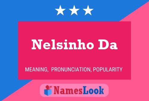 ملصق اسم Nelsinho Da