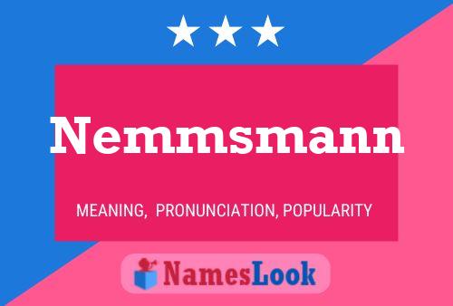 ملصق اسم Nemmsmann