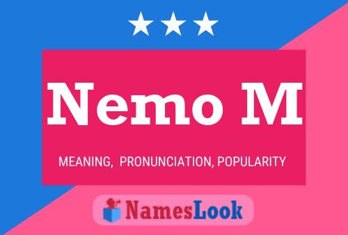 ملصق اسم Nemo M