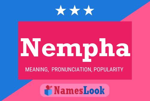 ملصق اسم Nempha