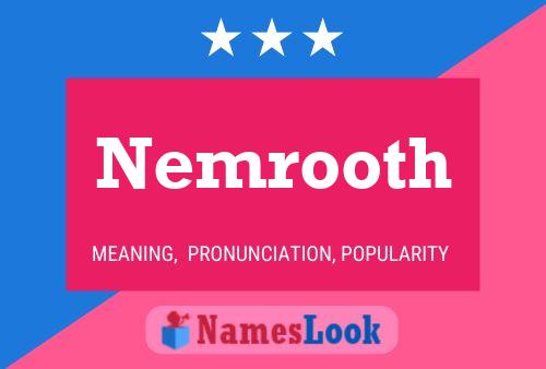 ملصق اسم Nemrooth