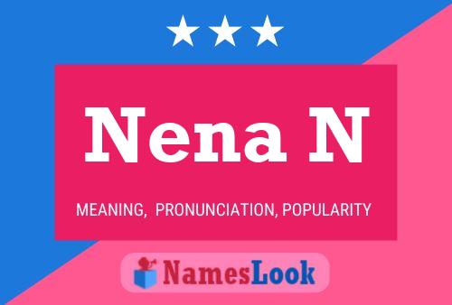 ملصق اسم Nena N