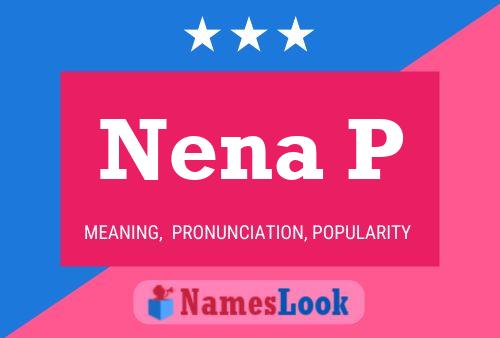 ملصق اسم Nena P