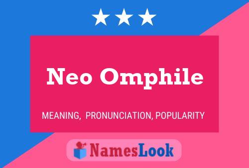 ملصق اسم Neo Omphile