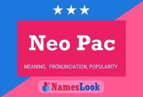 ملصق اسم Neo Pac