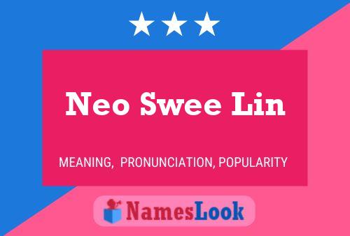 ملصق اسم Neo Swee Lin