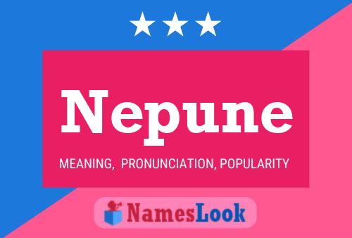 ملصق اسم Nepune