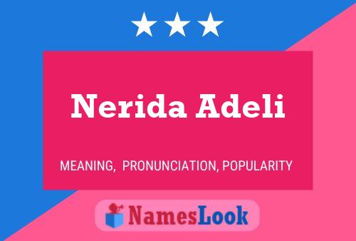 ملصق اسم Nerida Adeli