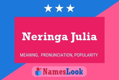 ملصق اسم Neringa Julia