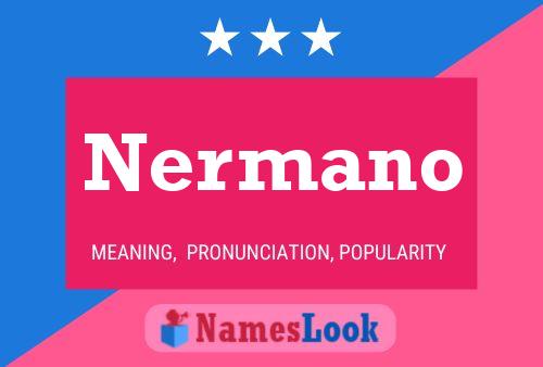 ملصق اسم Nermano