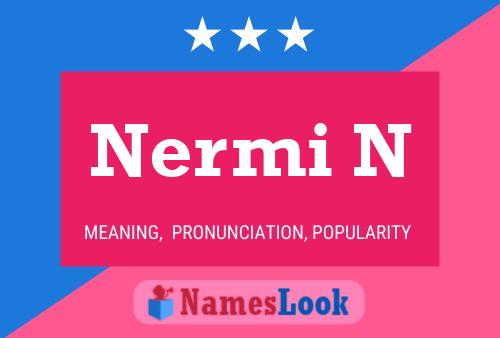 ملصق اسم Nermi N