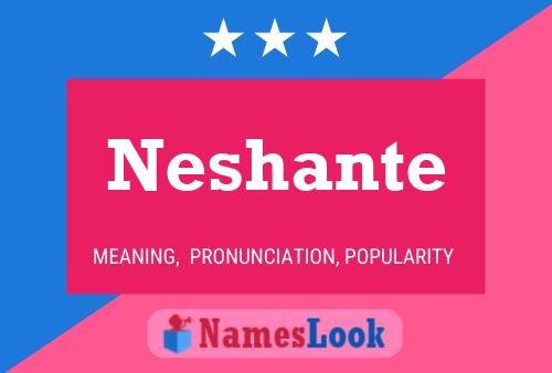 ملصق اسم Neshante