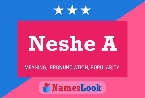 ملصق اسم Neshe A