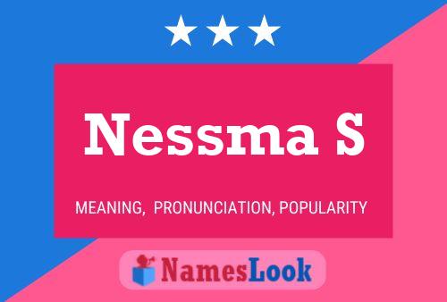 ملصق اسم Nessma S