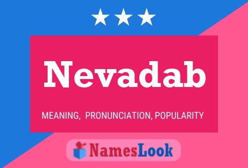 ملصق اسم Nevadab