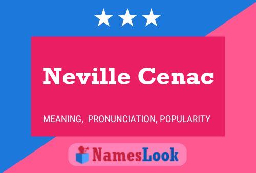 ملصق اسم Neville Cenac